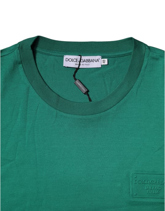 Bomull T-shirt Grön - Image 4