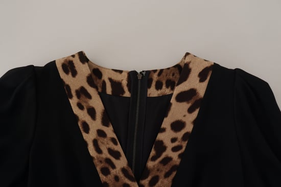 Dolce Gabbana Klänning Leopardmönstrad Miniklänning - Image 6