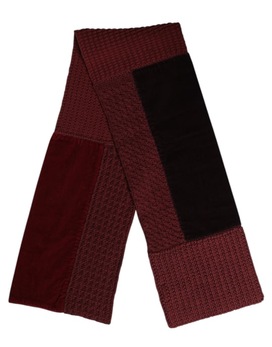 Bordeaux Zwart Halswarmer Wrap Sjaal - Image 1