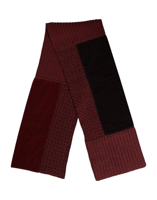 Bordeaux Zwart Halswarmer Wrap Sjaal - Image 2