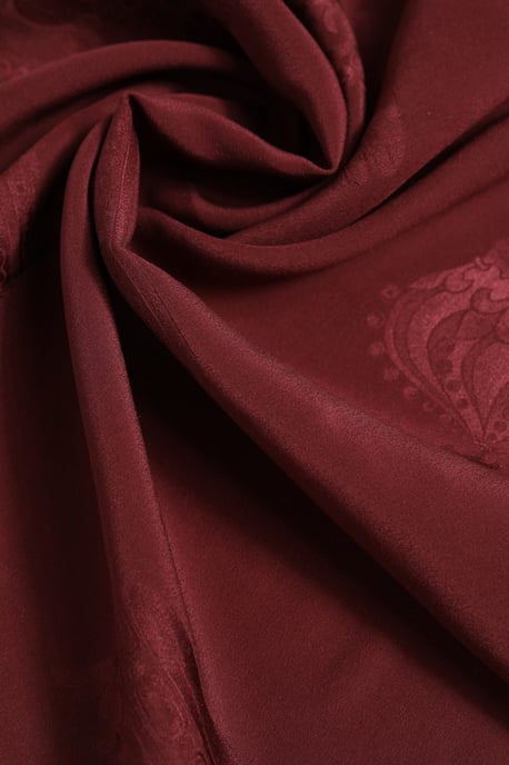 Vinröd Sidenkrön Fyrkantig Herrfoulard шал - Image 4