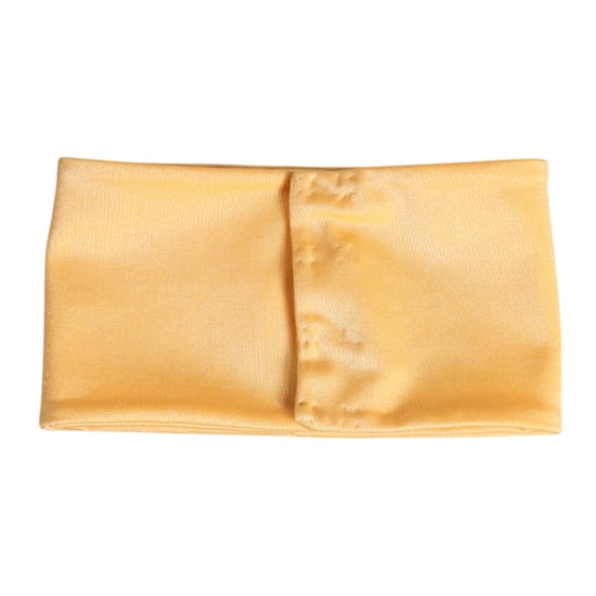 Gul Nylon Stretch Kvinna Halsvärmare Sjal - Image 2