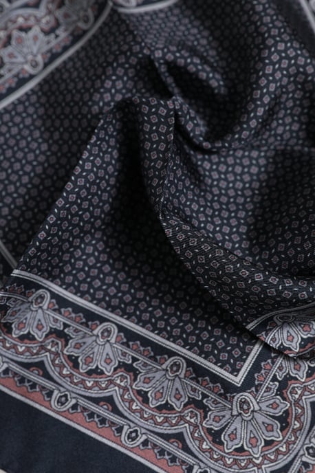 Flerfärgad Fantasy Silk Kvadrat Foulard Scarf - Image 4