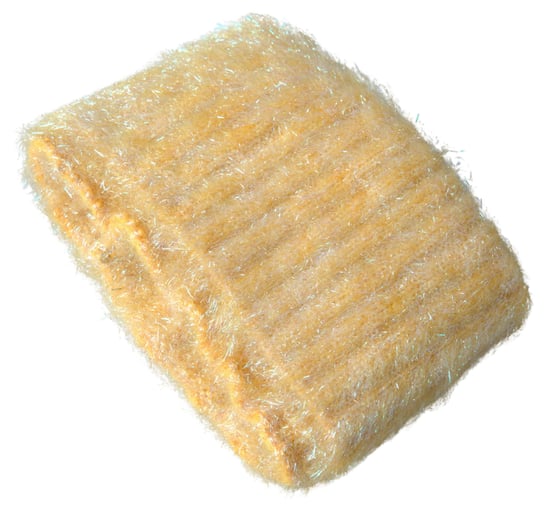 Yellow Polyester Mohair Fiber Neck Wrap Scarf - Image 3