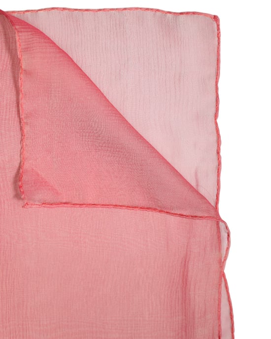 Roze Zijde Rechthoekige Vrouwen Wanddoek Sjaal - Image 3