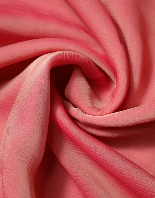 Roze Zijde Rechthoekige Vrouwen Wanddoek Sjaal - Image 4