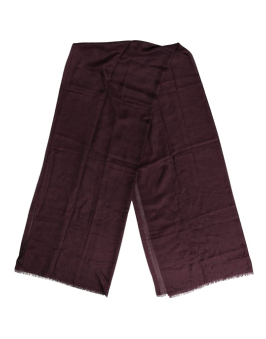 Maroon Cashmere Neck Warmer Wrap Shawl Scarf - Image 3
