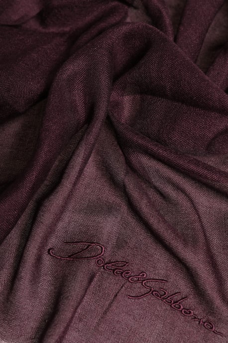 Maroon Cashmere Neck Warmer Wrap Shawl Scarf - Image 4