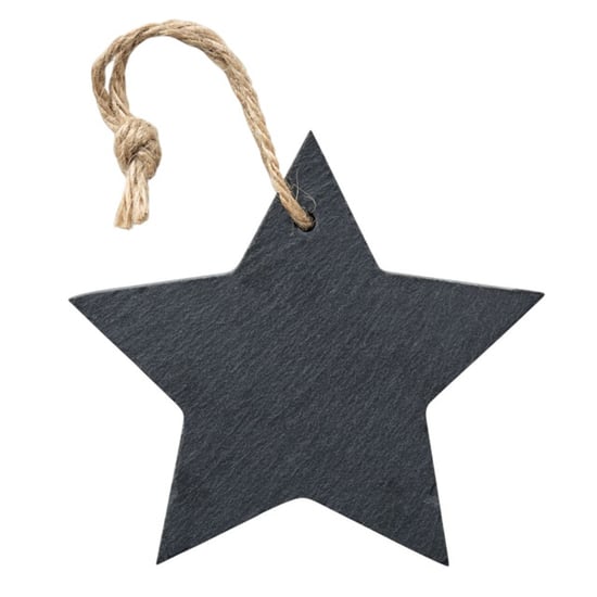 Midocean Slatestar leisteen ster hangende kerstdecoratie - Image 1