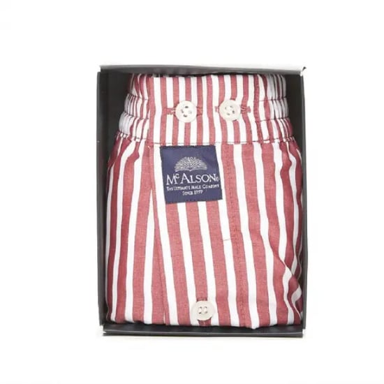 Mc Alson Striped burgundy - Image 1