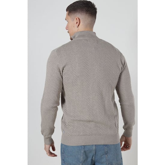 Kronstadt Ks2790 kscarlo half zip knit sand mix - Image 2