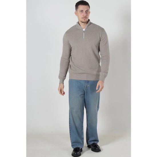 Kronstadt Ks2790 kscarlo half zip knit sand mix - Image 3
