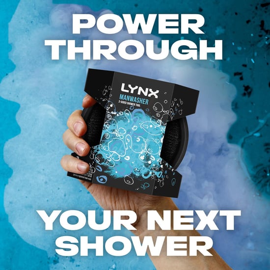 Lynx Epic Fresh Shower Gel 700ml Grapefruit Pineapple & Manwasher 2-Sided Scrub - Image 5