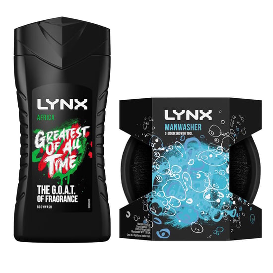 3x Lynx Black 12H Refreshing Fragrance Bodywash 225ml with Manwasher ShowerTool - Image 6