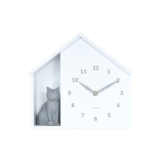 Karlsson wandklok siting cat - Ø24,9cm - Image 1
