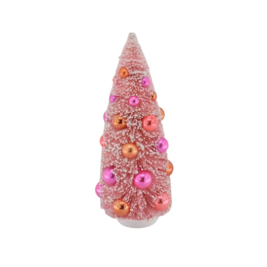 House Vitamin Christmas decoration christmas tree with colored balls sisal/polysterene - - Image 1