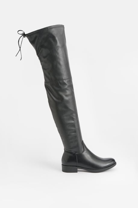 PU Over The Knee Stretch Boots - Image 3