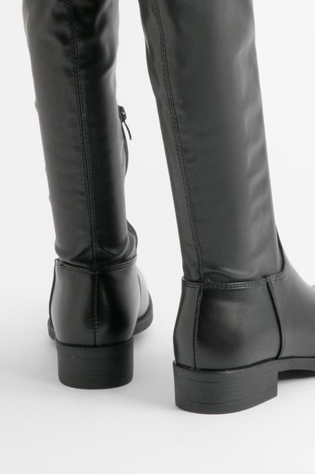 PU Over The Knee Stretch Boots - Image 4
