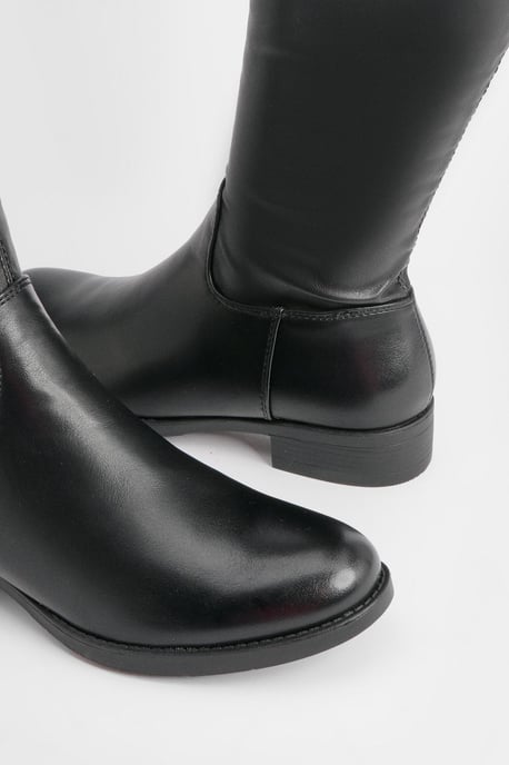 PU Over The Knee Stretch Boots - Image 6