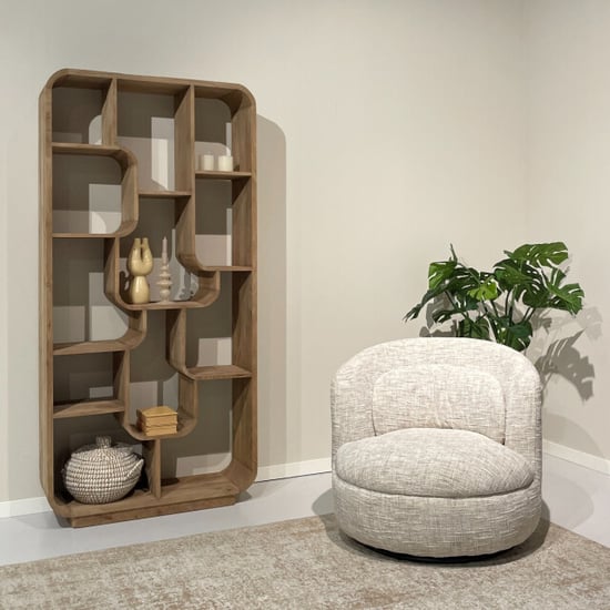 Livingfurn fauteuil britt cream 85x84x76cm - Image 2