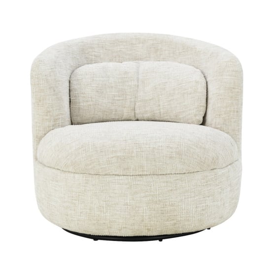 Livingfurn fauteuil britt cream 85x84x76cm - Image 3