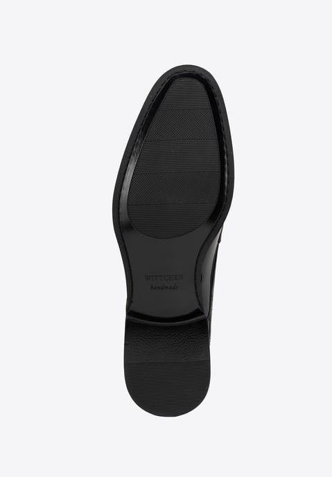 Wittchen Men's patent leather derby shoes in black - Image 5