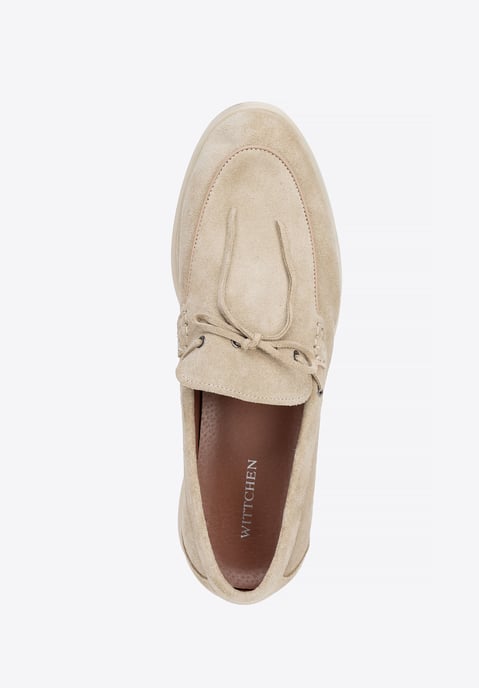 Wittchen beige suède mocassins voor heren - Image 6