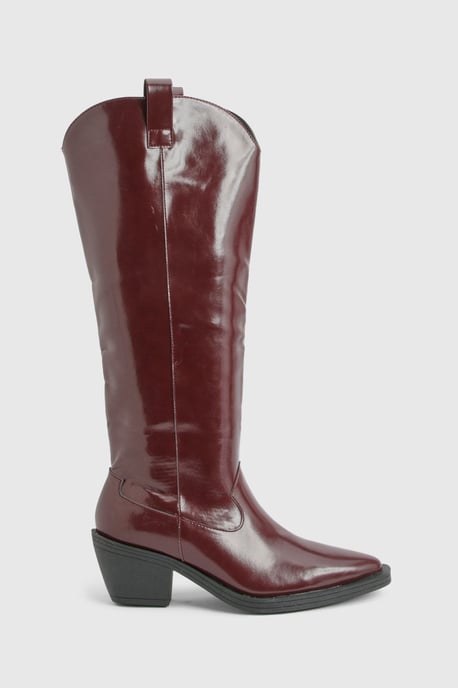 Western Cowboy Mid Heel Boots - Image 3