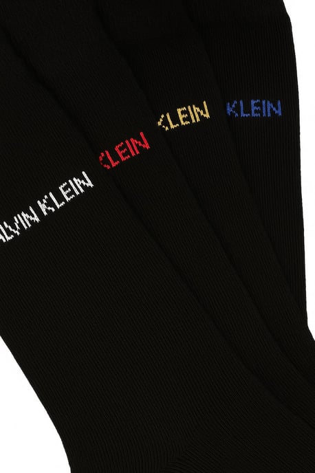 Calvin Klein Black Mens 4 Pack Socks - Image 3