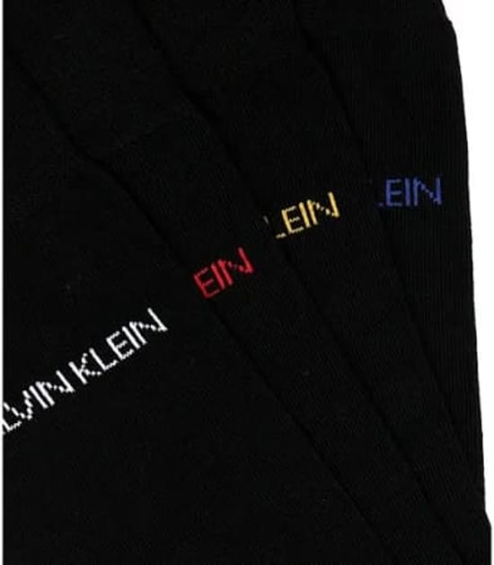 Calvin Klein Black Mens 4 Pack Socks - Image 5