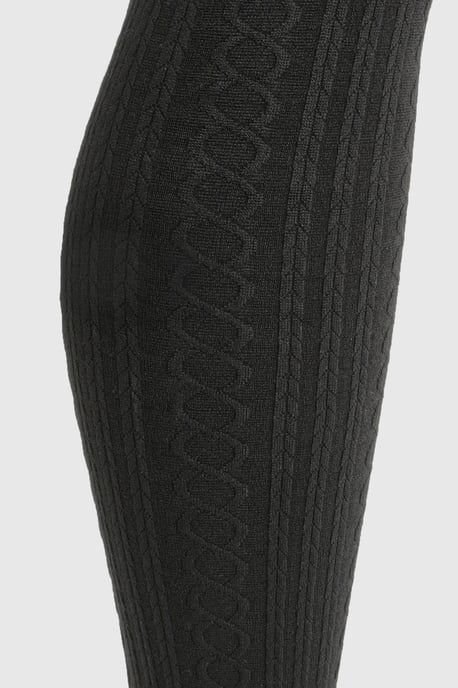 Thermal Cable Knit Tights - Image 3