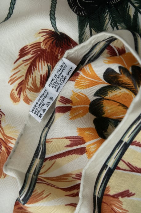 Hermes BRAZIL cashmere and silk scarf - Image 4