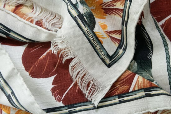 Hermes BRAZIL cashmere and silk scarf - Image 6