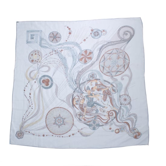 Hermes la danse du cosmos sidenscarf - Image 1
