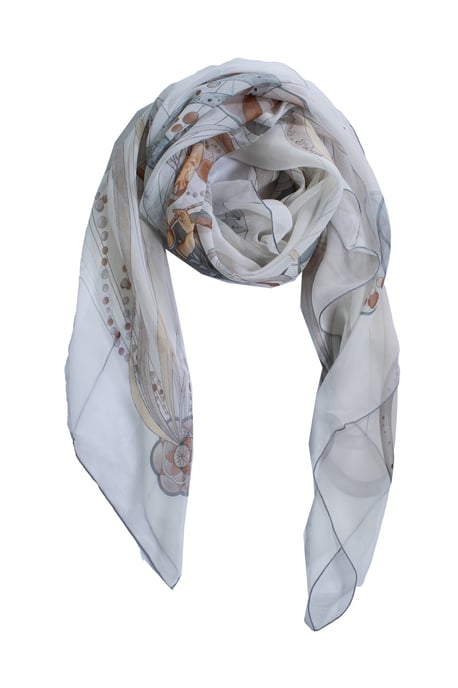 Hermes la danse du cosmos sidenscarf - Image 2