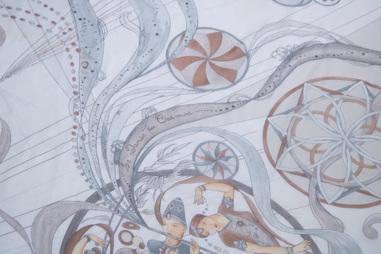 Hermes la danse du cosmos sidenscarf - Image 3