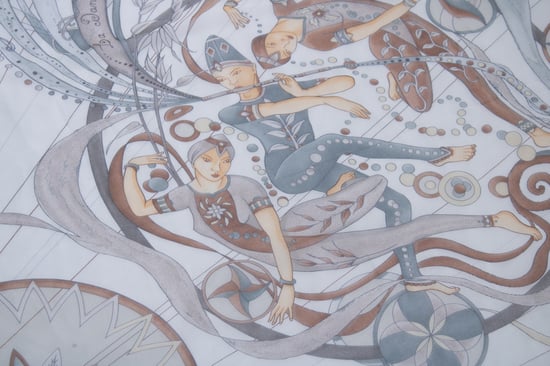 Hermes la danse du cosmos sidenscarf - Image 6
