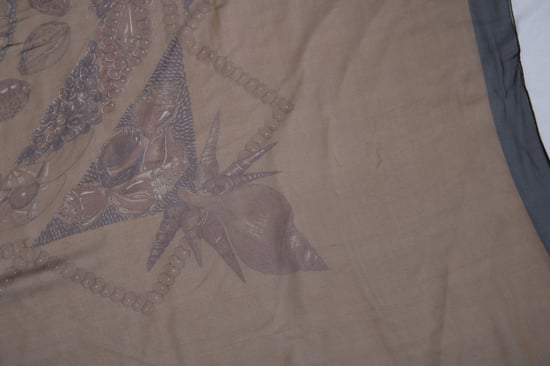 Hermes Rocaille zijden sjaal met schelpenprint - Image 3
