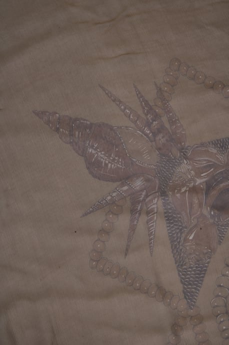Hermes Rocaille zijden sjaal met schelpenprint - Image 5