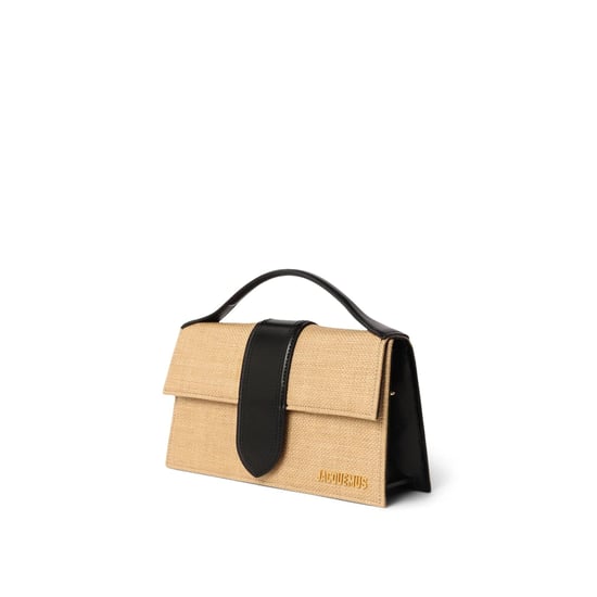 Jacquemus Le Grand Bambino Raffia tas - Image 2