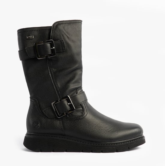 Remonte D3980-00 Womens Mid Calf Boots Black - Image 1