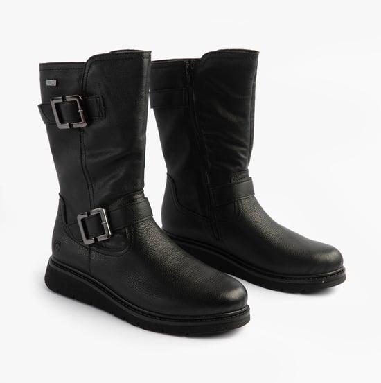 Remonte D3980-00 Womens Mid Calf Boots Black - Image 2