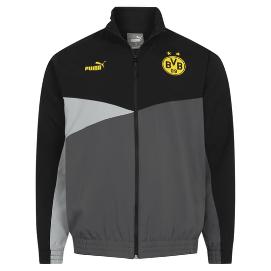 Puma Borussia Dortmund BVB 09 Mens Grey Jacket - Image 1