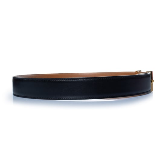 Hermes omkeerbare doos en Togo leren admiraal riem - Image 4