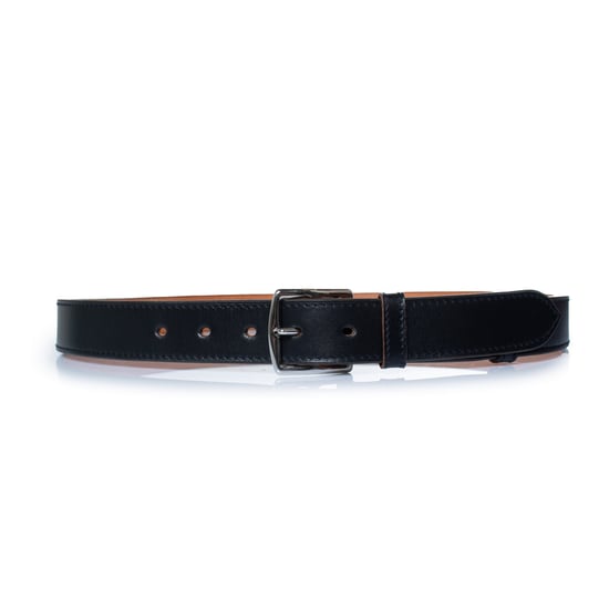 Hermes Etriviere belt in black leather - Image 1