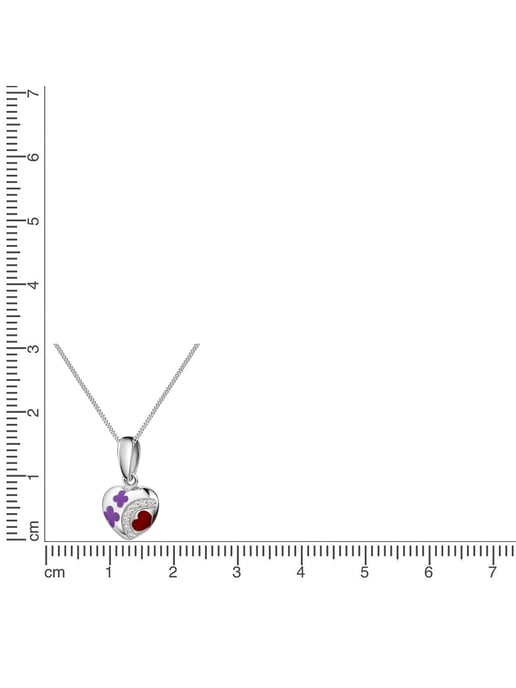 Zeeme for Kids Pendant with chain 925/- sterling silver heart - Image 2