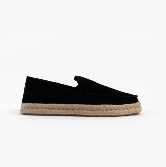 Toms Alonso Loafer Rope Mens Espadrille Black - Image 1