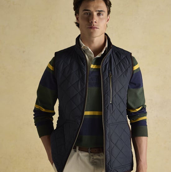 Joules Maynard Mens Gilet Navy - Image 3