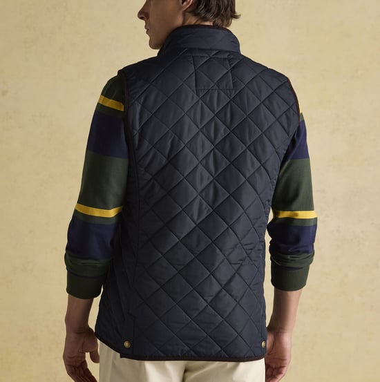 Joules Maynard Mens Gilet Navy - Image 4