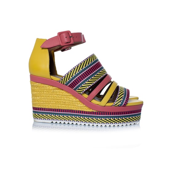 Hermes Ines leather wedge sandals - Image 4